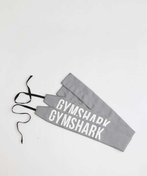 Panske Popruh Na Zápästie Gymshark Wrist Straps Self Tie Siva | ON2758630